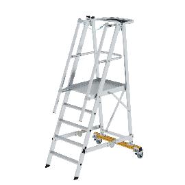 Podestleiter fahrbar, klappbar Produktbild